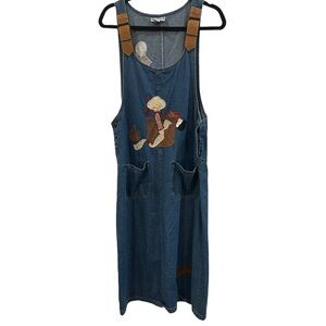 Haik’s  vintage Jean basket dress size L EUC